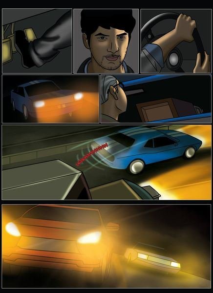 VA Comics sequential page artwork