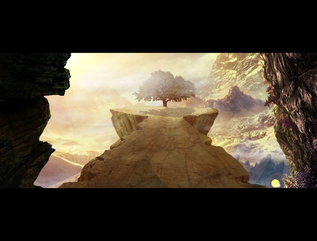VA Comics matte painting study