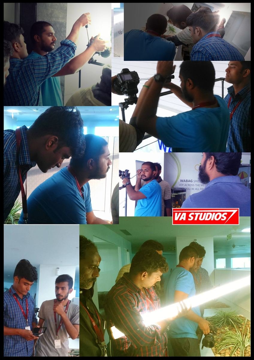 Behind the scenes with the VA Studios production crew